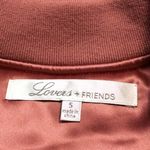 Lovers + Friends Satin Puffer Bomber Jacket Photo 1
