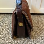 Givenchy Vintage 1970s Rare‎ Bordeaux Script Shoulder Bag Purse Made In Spain Photo 4