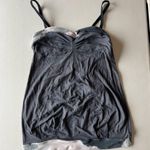 Lululemon Pure Focus Tank Heathered Coal Citron Tinted Canvas Tank Top Size 2 Photo 0