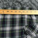 LANDS’ END size 10 women’s school uniform side pleat plaid skirt above the knee Green Photo 5