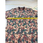 Carhartt  2XL Modern Fit Floral Print Button Henley Shirt Top Photo 2
