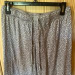 Tahari Gray Patterned Lounge Pants Photo 1