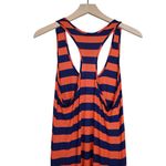 Splendid  Swim Women's Navy/Orange Striped Maxi Dress NEW Photo 4