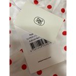 Peppermayo NEW  Regan White Red Polka Dots Ruffle Tie Cutout Blouse Top Size 4 Photo 2