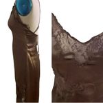 Anthropologie By Plum Satin Lace Midi Pajama Dress, Size XL, New with Tag Photo 7