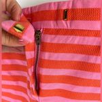 J.Crew  Gorgeous Salmon & Pink Stripe Mini Skirt- size 6 Photo 6