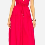 Sofie The Label Hot Pink Cutout Halter Midi Dress Women’s Sz Small Summer Dress Photo 0