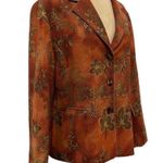 Bohemian Jacket Blazer Floral Printed Size Large Photo 3