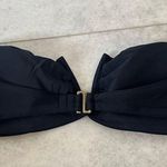 ANDIE NWT  Swim Black Bandeau Bikini Scala Top Strapless XL V Notch Neutral Photo 2