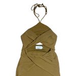Significant Other Toffee Brown Hallie Halter Maxi Dress Womens US 4 Photo 2