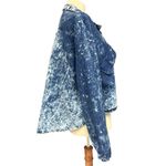 Cherokee  Blue Acid Wash Cropped Denim Shirt Jacket Vintage 90s Size Medium Photo 4