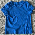 Brandy Melville  Electric Blue Sweatpants and Tee Set Photo 1