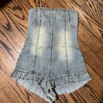 Edikted  Romper Denim Photo 0