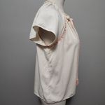 LC Lauren Conrad  Cap Sleeve Boho Top Size Medium Photo 4