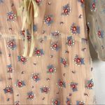 Capulet Izzy Midi Dress Sheer in Rosebud NWT - M Photo 4