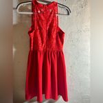 Speechless Red Lace Dress by , lace detail on top, great 4 events: prom, cocktail Photo 4