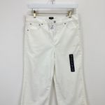 J.Crew Wide Leg Cropped Jean All Day Stretch White Stretch Denim US 29 NWT Photo 8