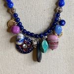 Chico's 0092 Y2K Multicolored Mixed Media Charm & Bead Boho-Style Necklace EUC Photo 1