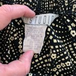 Vintage JM Studio Black & Cream Patterned A Line Skirt S Photo 4