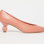 Max Mara  Weekends Nappa Leather Court heels Size 36 (US 6) Color Pink Photo 11