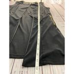 Chico's  0 Travelers Faux Leather Mix Vest Womens S 4 Snap Zip Pocket Slinky Black Photo 10