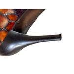 Donald Pliner Brown Multi Tortoise Patent Leather Suede Cuff Boot Bootie $495 Size 11 Photo 6