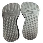 Esprit Vintage Y2K Platform Chunky Wedge Sandals Olive Green Gold Embroidery Photo 1