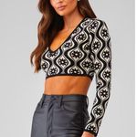 Finders Keepers Finders‎ Keepers Quinn Long Sleeve Knit Top Black S Photo 2
