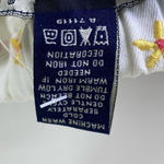 Denim & Co. White Denim Floral Embroidered High Rise Jeans Size M Photo 4