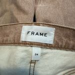 frame denim Frame Le Sylvie Slender Straight Jeans Beige Sand High Rise Size 24 Photo 3