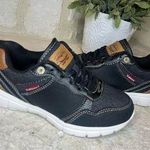 Levi's  black denim sneakers sz 2 Photo 0