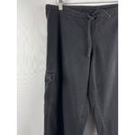 prAna Womens Black Cargo Pants With Decorative Hem Size S Photo 1