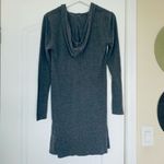 Forever 21  Heather Grey Hooded Long-Sleeve Swim Cover-Up Dress | Size: L Photo 5