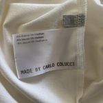 Carlo Colucci Cardigan Jacket Womens 46 Ivory Full Zip Up Pleated Long Sleeve XL Photo 11