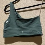 Lululemon NWT  Align Asymmetrical Sports Bra  Medium Forest Color Size 10 Photo 7