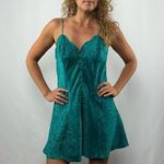 Victoria's Secret Vintage  Gold Label‎ Lingerie Mini Dress in Green Size Small Photo 0