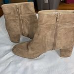 White Mountain WOMENS SIZE 11 Tan FAUX SUEDE Ankle Booties with Buckle Detail Photo 4