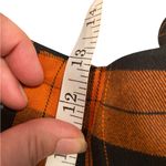 Bonnie COLLECTIF London Pumpkin Check plaid Cigarette Halloween Trousers pants Orange Size 2 Photo 7