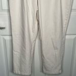 A New Day  Sz 14 Cream Paperbag Waist Jeans High Rise Photo 2