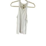 Free People  White Relaxed Sleeveless Tank Top Photo 7