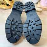 Blundlo Black Platform Loafers, Size 8M Photo 6