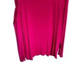 Mod X Women's 3XL Pink Long Sleeve Cold Shoulder Blouse Stretch Round Neck Size undefined Photo 2