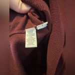 Loft  Burgundy High Low Cowl Neck Sweater Size Medium Photo 1