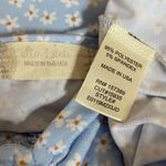 Altar'd State  Baby Blue Ruched A-Line Mini Dress with White Daisies  Size S Photo 2