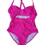 Barbie Pink Women's Swimsuit One Piece Size Medium Photo 0