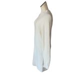 Abercrombie & Fitch NWOT Mock Neck Sweater Knit Dress L Large White Photo 3