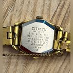 Citizen  Ladies Watch Rare Vintage Gold-Tone Bracelet, Dial, Hands, Markers Photo 6