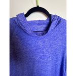 Athleta  Women’s Blue Heathered Hoodie Size Medium Athletic Wear Casual Photo 2