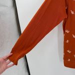 Eddie Bauer  Orange Tiger Novelty Printed Pullover Sweatshirt Women's Size Medium Photo 5