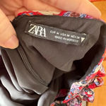 ZARA  Blogger Favorite Floral Puff Sleeve Ruched Mini Dress Photo 7